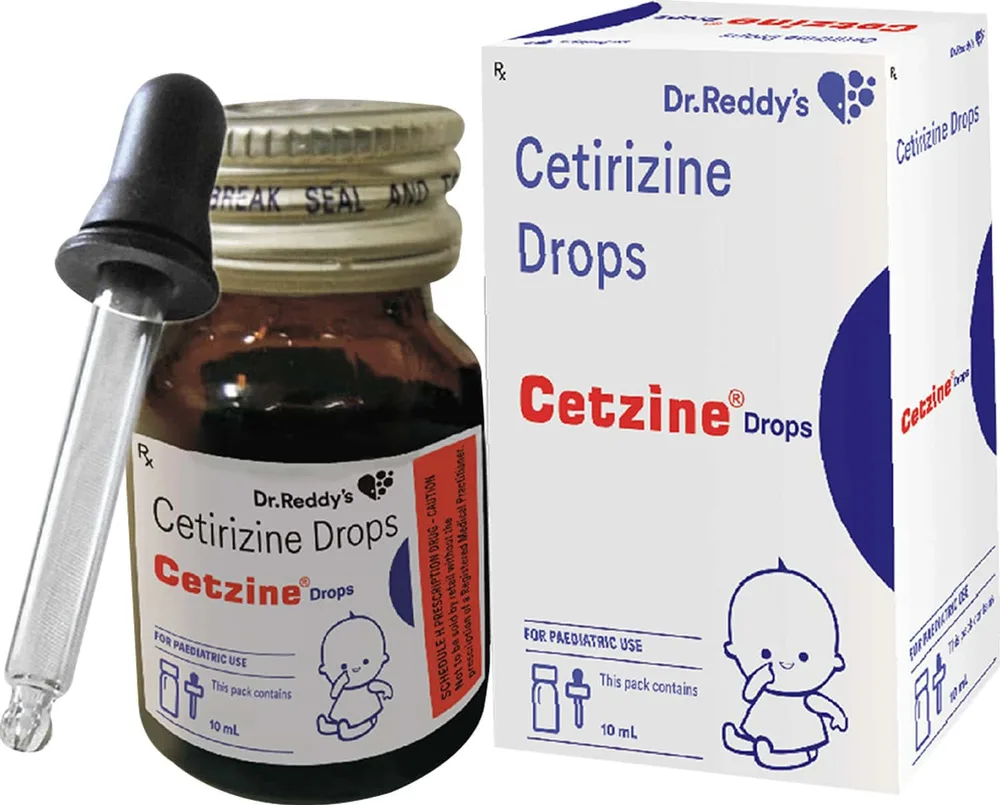 Cetzine Bottle Of 10ml Drops