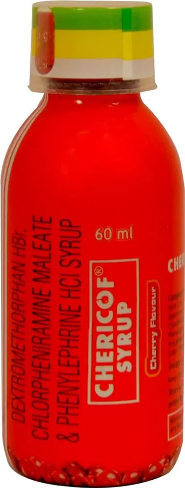 Chericof Cherry Flavour Bottle Of 60ml Syrup