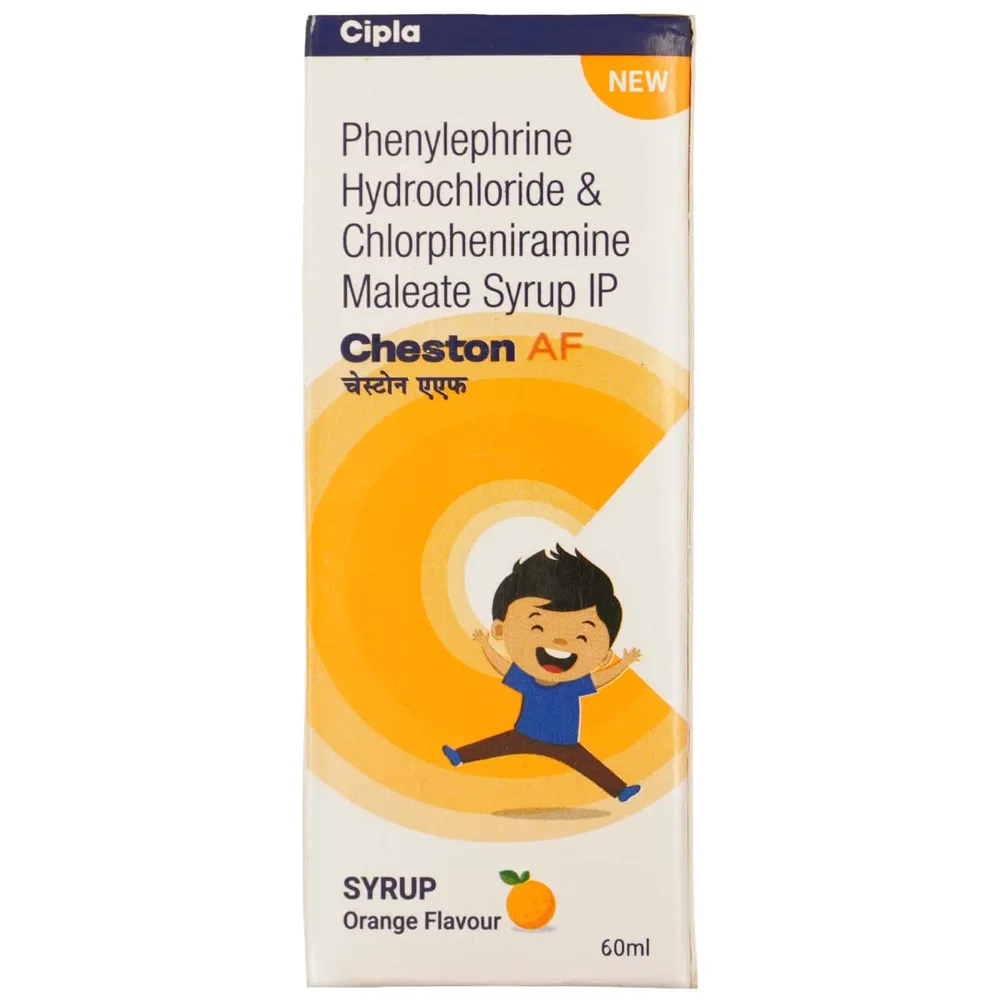Cheston Af New Orange Flavour Bottle Of 60ml Syrup