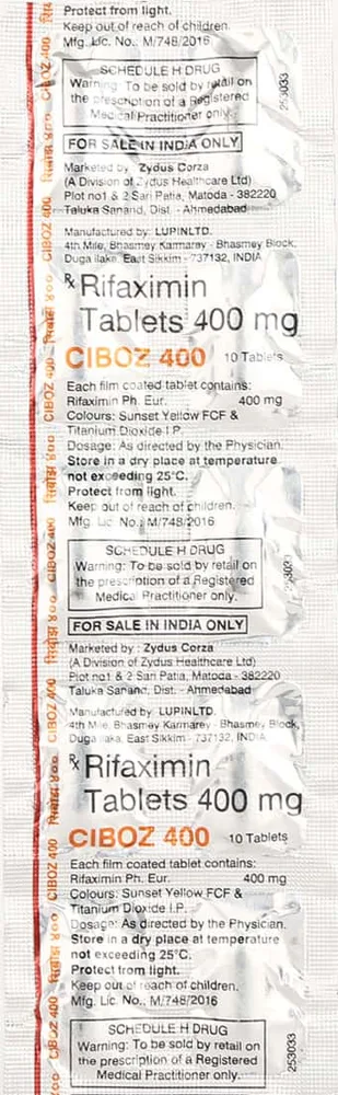 Ciboz 400mg Strip Of 10 Tablets