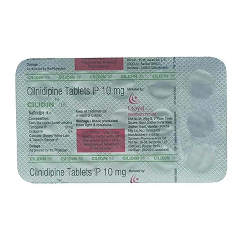 Cilidin 10mg Strip Of 15 Tablets