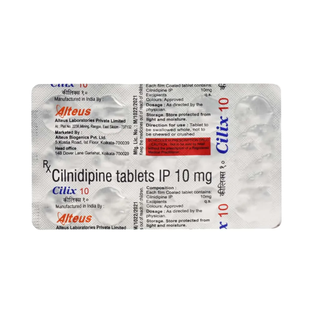 Cilix 10mg Strip Of 15 Tablets
