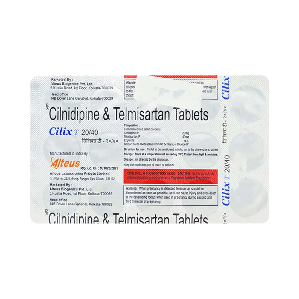 Cilix T 20/40mg Strip Of 15 Tablets