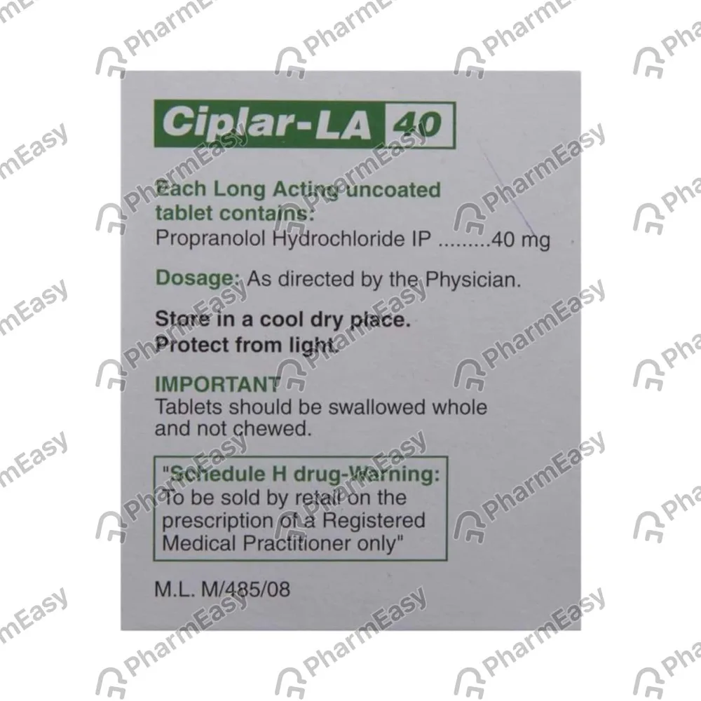 Ciplar-LA 40 Tablet
