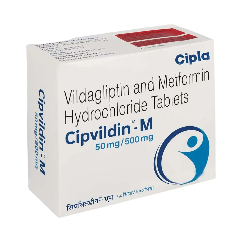 Cipvildin M 50/500mg Strip Of 15 Tablets