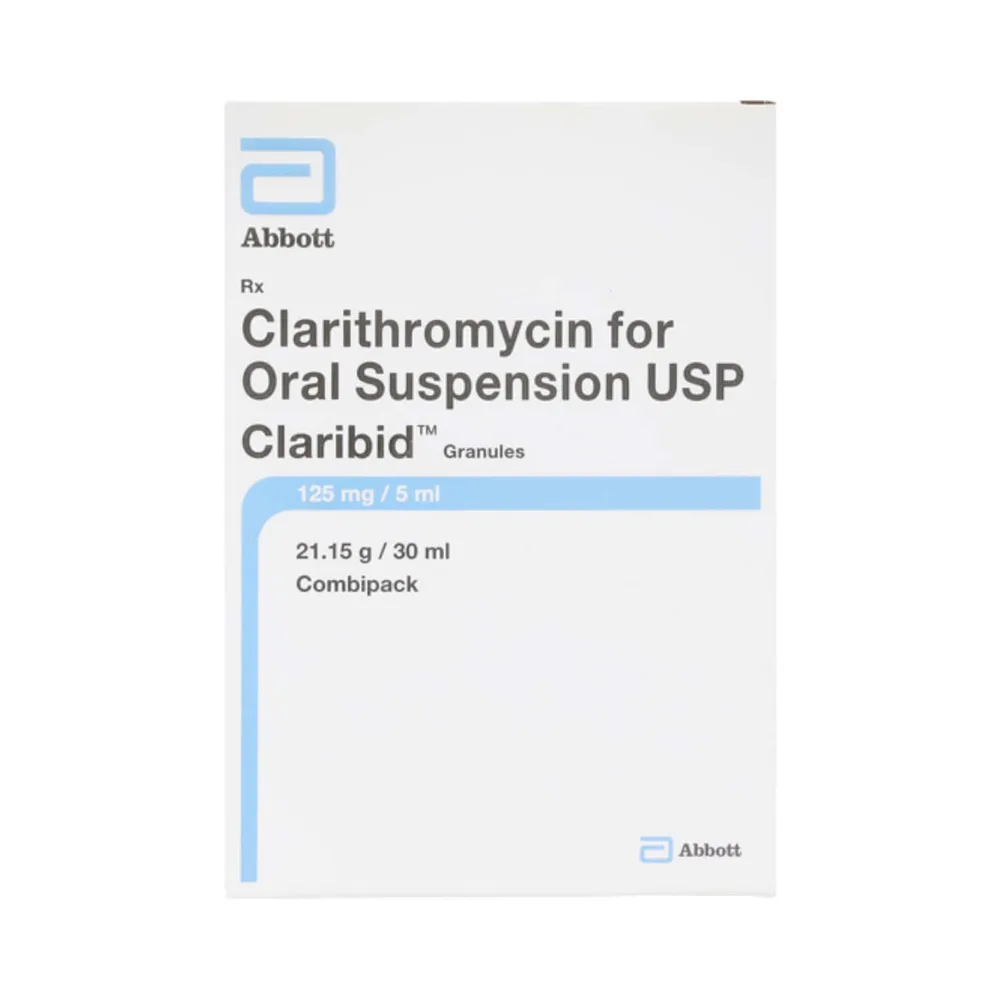 Claribid 125mg Bottle Of 30ml Dry Suspension