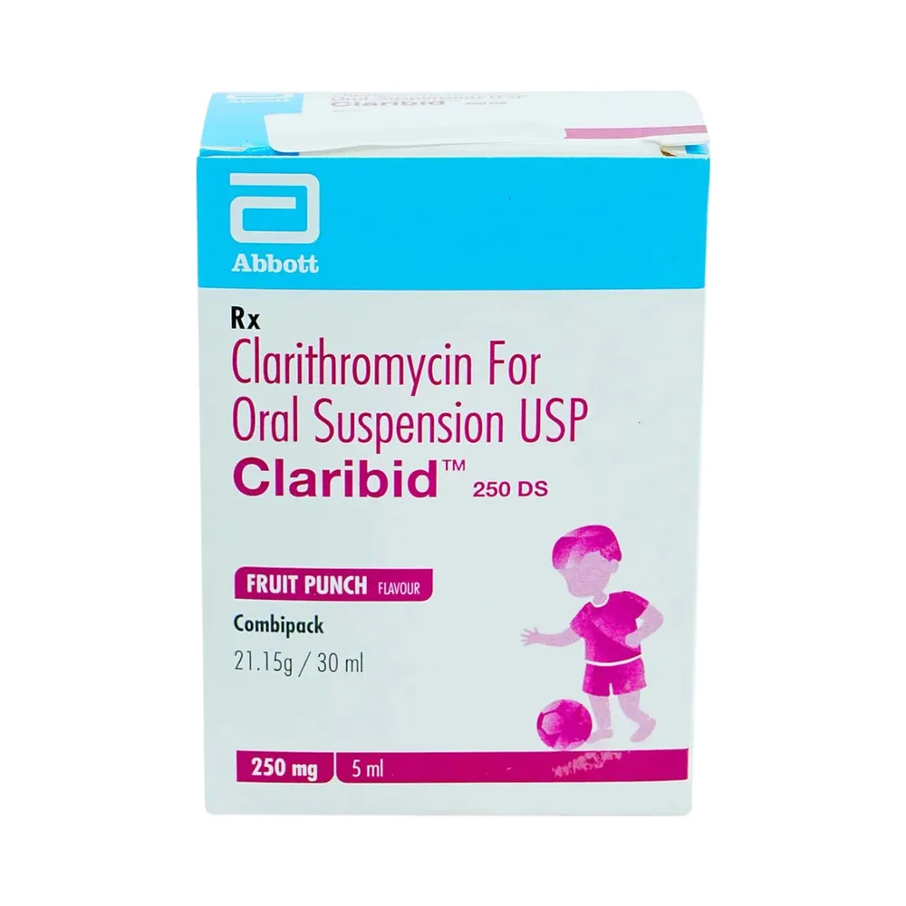 Claribid 250mg Ds Bottle Of 30ml Dry Suspension