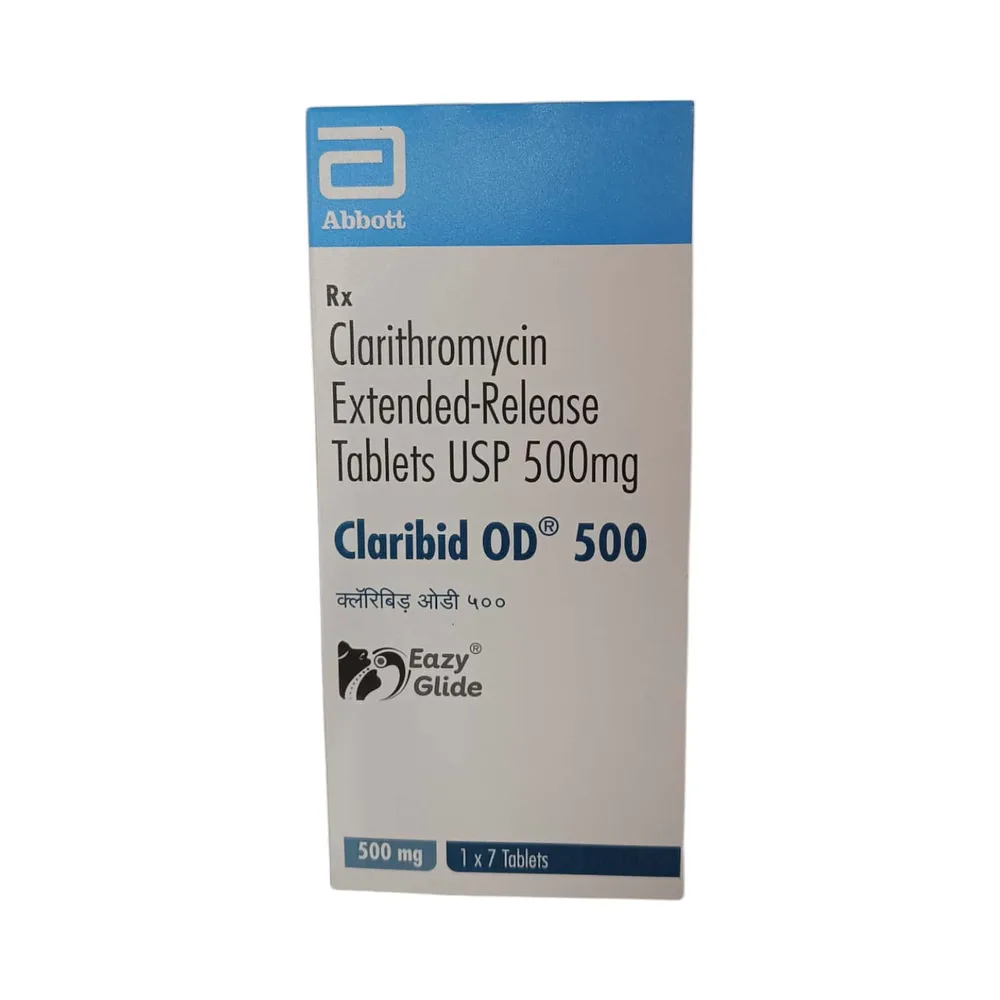 Claribid Od 500mg Strip Of 7 Tablets
