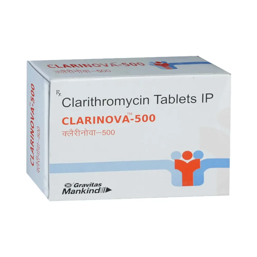 Clarinova 500mg Strip Of 10 Tablets