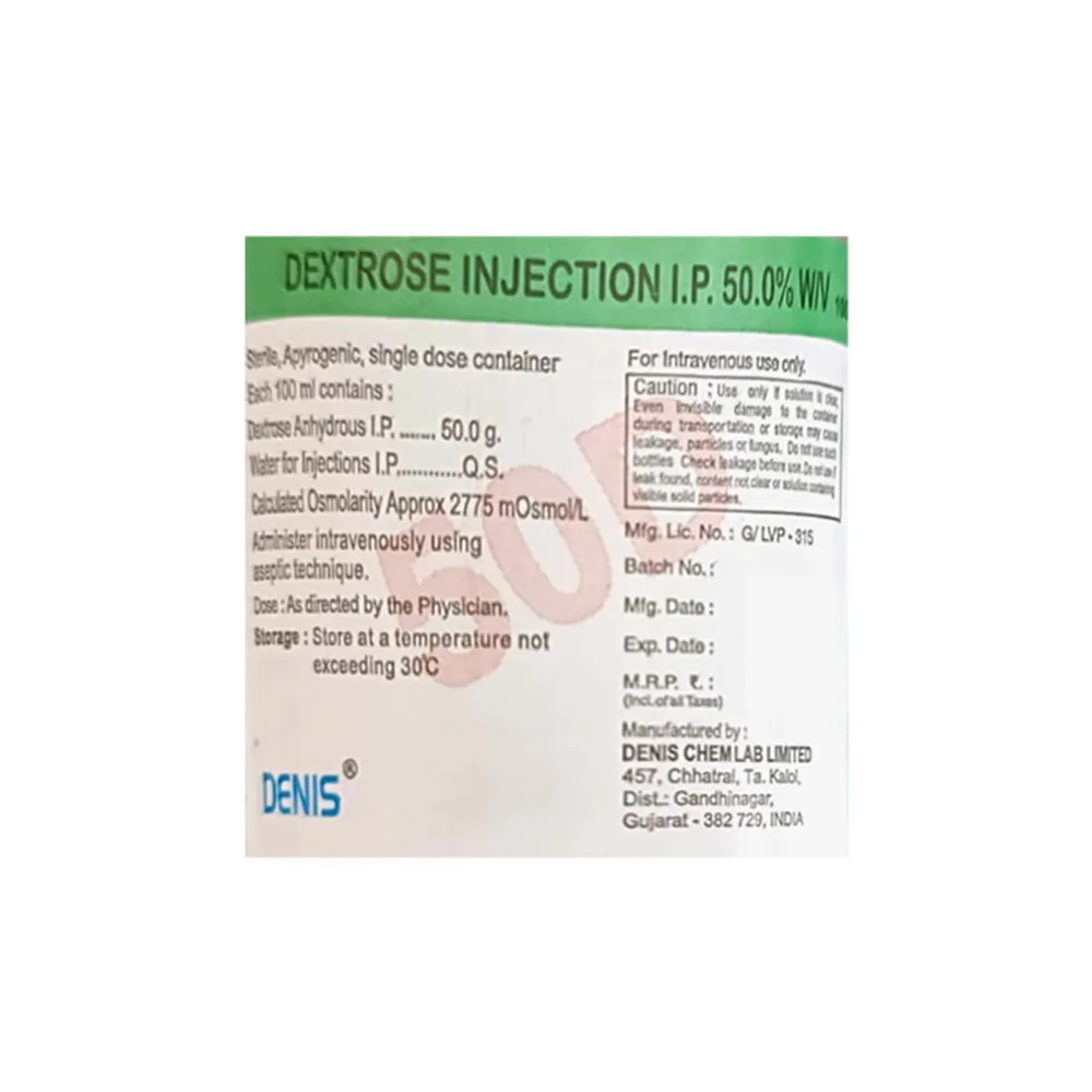 Dextrose 50% Infusion (Denis)