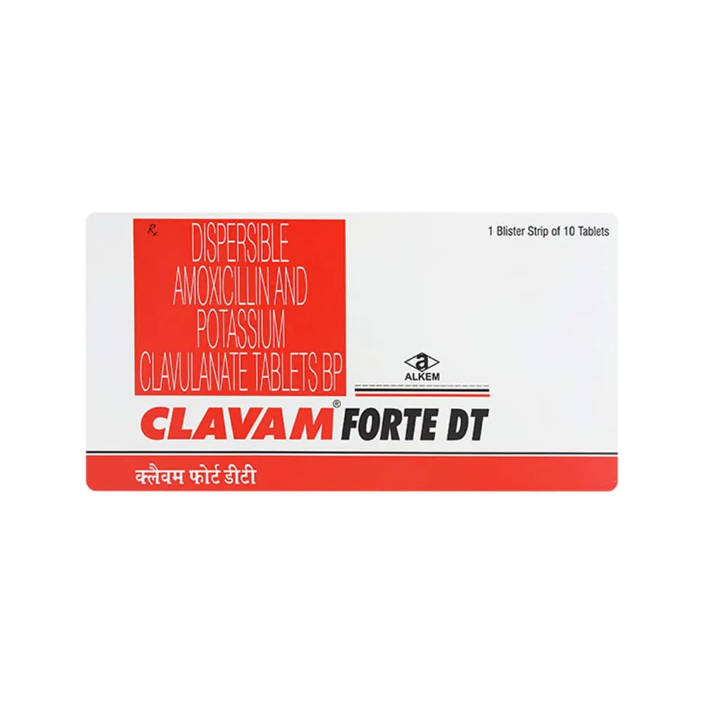 Clavam Forte Dt Strip Of 10 Tablets