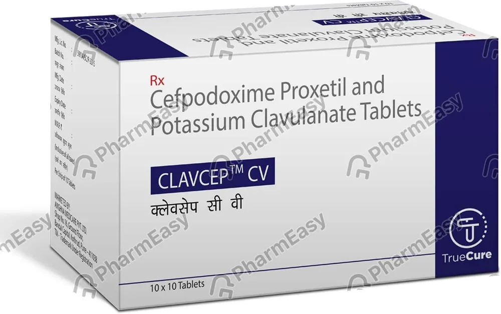 Clavcep Cv Strip Of 10 Tablets