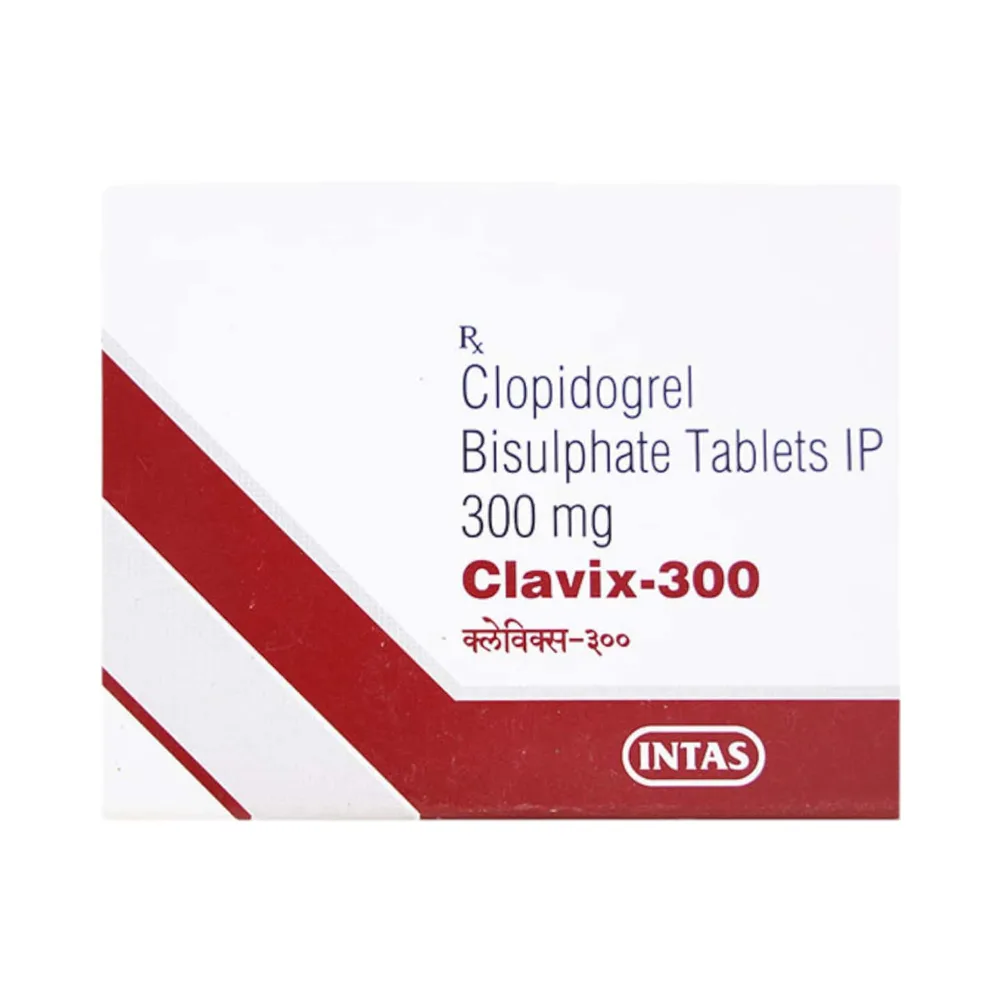 Clavix 300mg Strip Of 4 Tablets