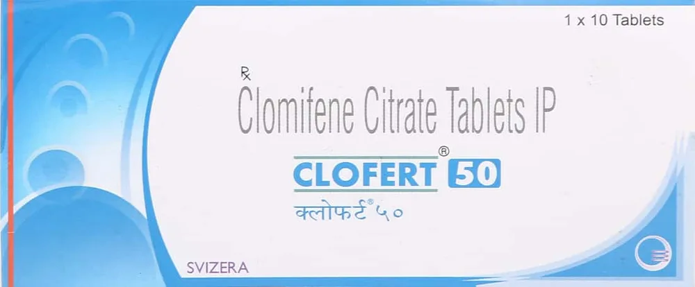Clofert 50mg Strip Of 10 Tablets