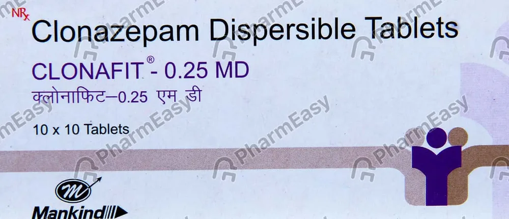 Clonafit 0.25 MD Tablet