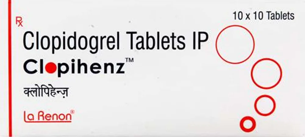 Clopihenz 75mg Strip Of 10 Tablets