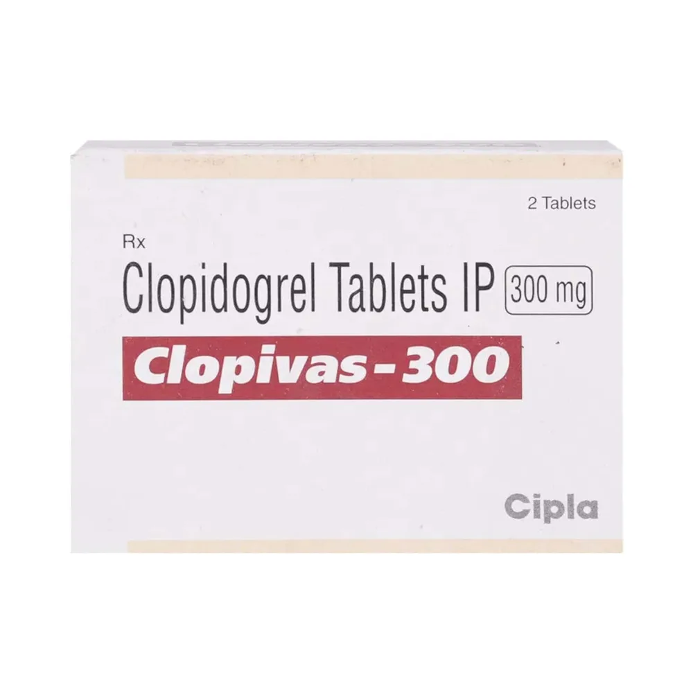 Clopivas 300mg Strip Of 2 Tablets