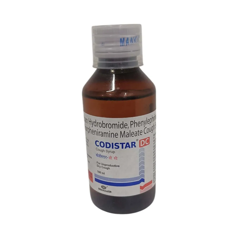Codistar Dc Bottle Of 100ml Dry Cough Syrup