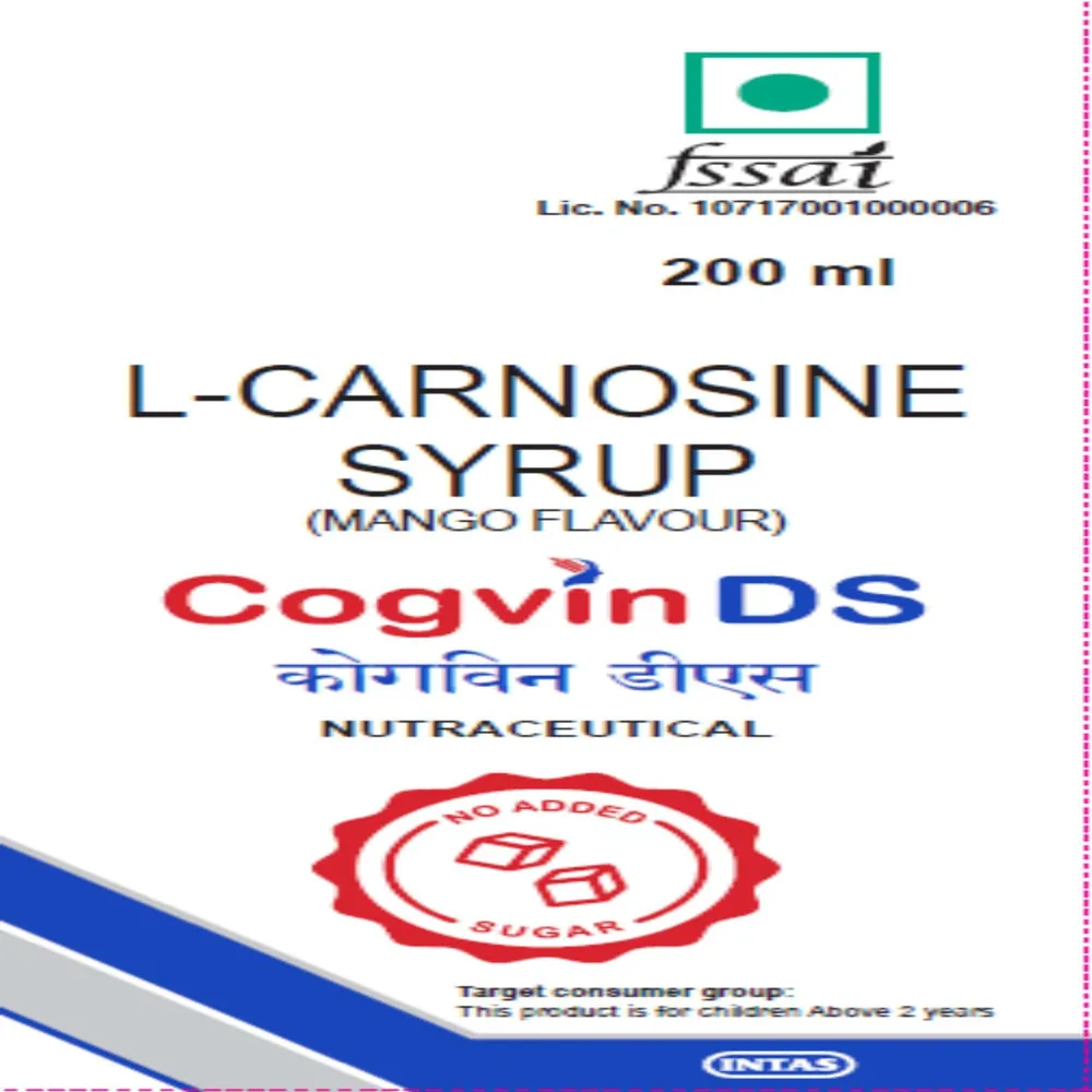 Cogvin Ds Mango Flavour Bottle Of 200ml Syrup