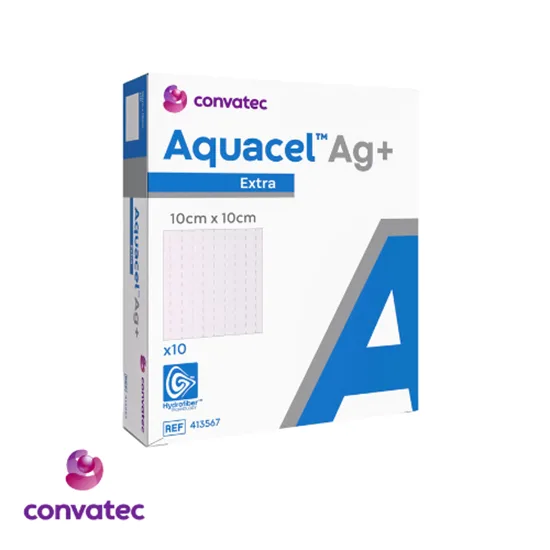 AQUACEL Ag+ Extra Dressings 10x10 CM ( 413567 )