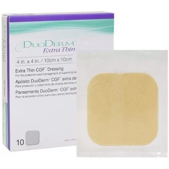 ConvaTec DuoDERM 187955 Extra Thin CGF Dressings  (10cm X10cm) Ref