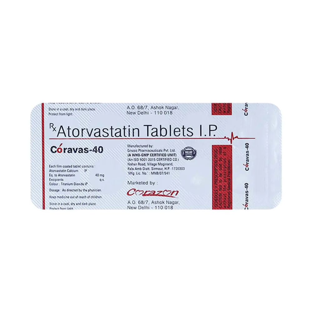 Coravas 40mg Tablet