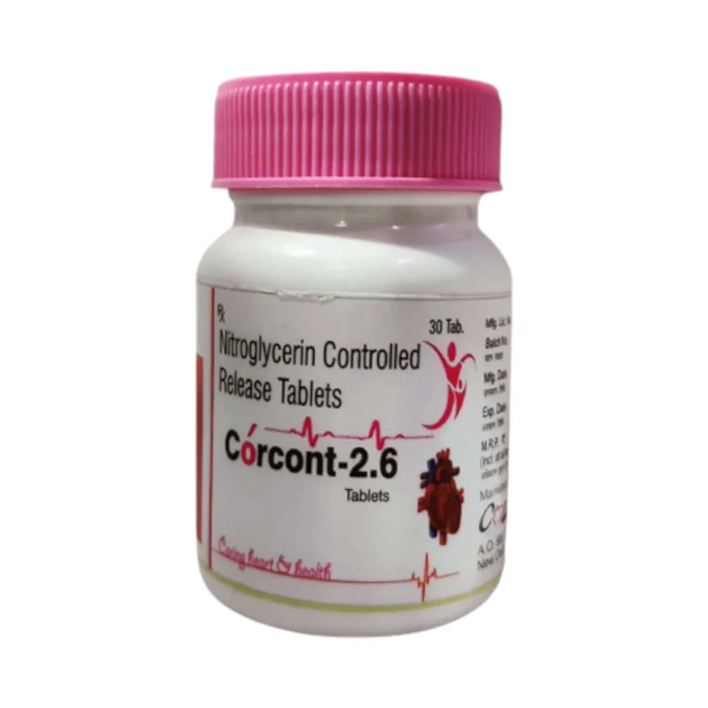 Corcont 2.6mg Bottle Of 30 Tablets