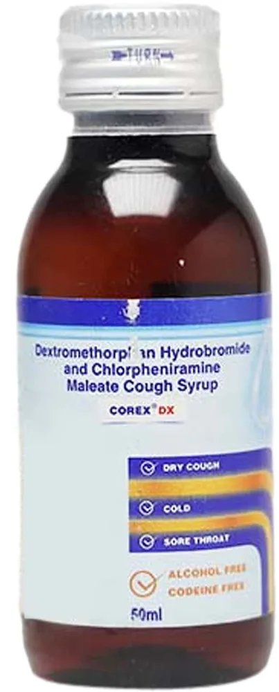 Corex Dx Bottle Of 50ml Syrup