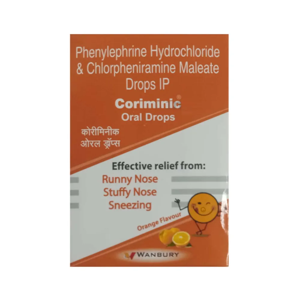 CORIMINIC ORAL DROPS | ORANGE FLAVOUR