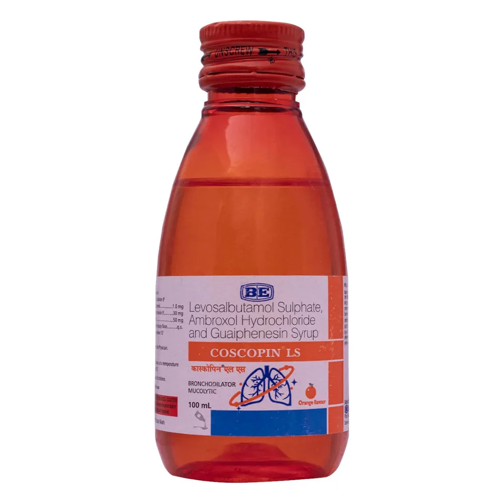 Coscopin Ls Orange Flavour Bottle Of 100ml Syrup