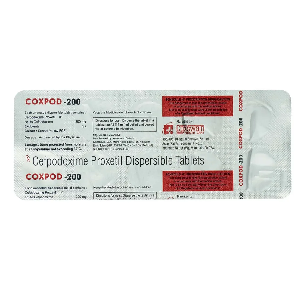 Coxpod 200mg Strip Of 10 Tablets