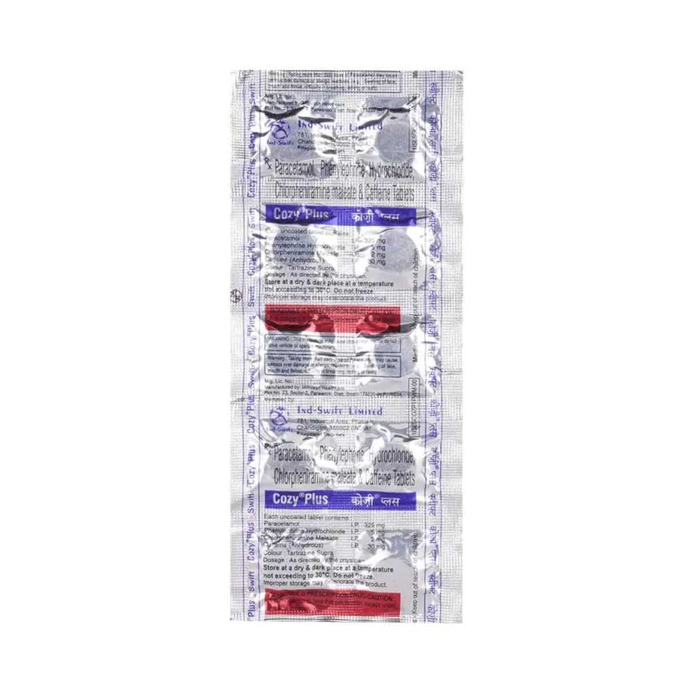 Cozy Plus Strip Of 10 Tablets