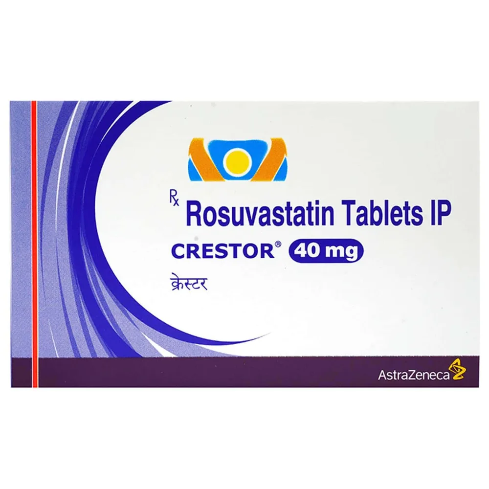 Crestor 40mg Strip Of 15 Tablets