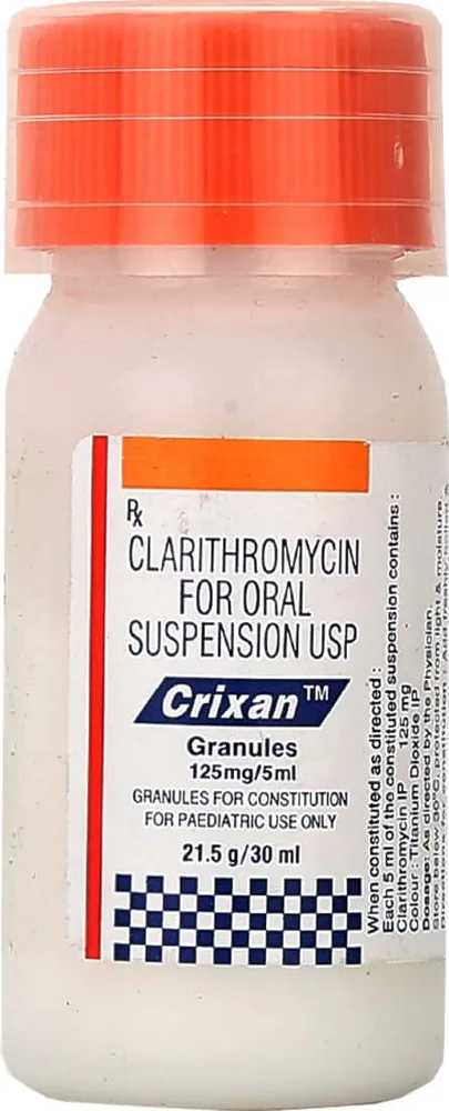 Crixan 125mg Mixed Fruit Flavour Suspension 30ml