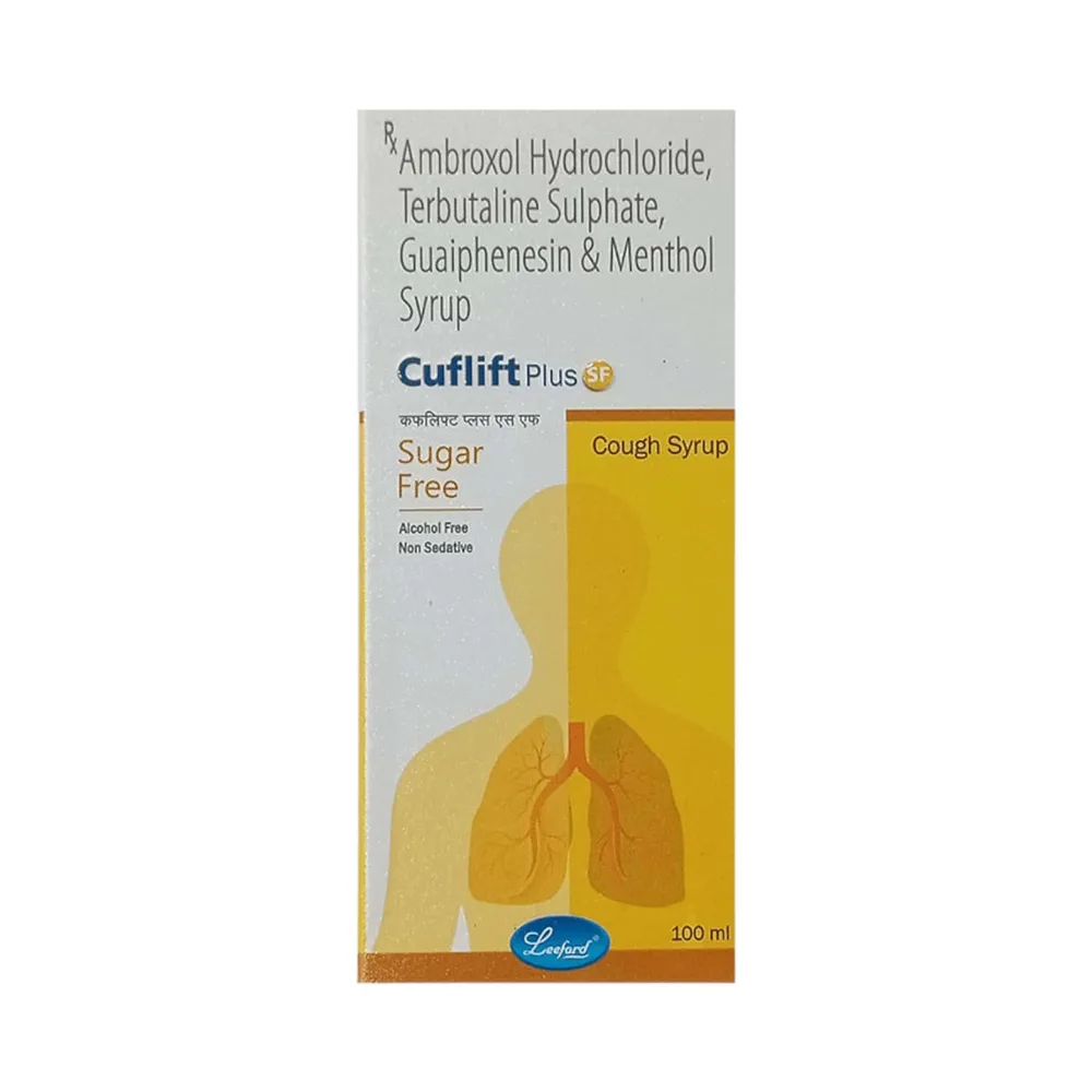 Cuflift Plus Sf Bottle Of 100ml Cough Syrup