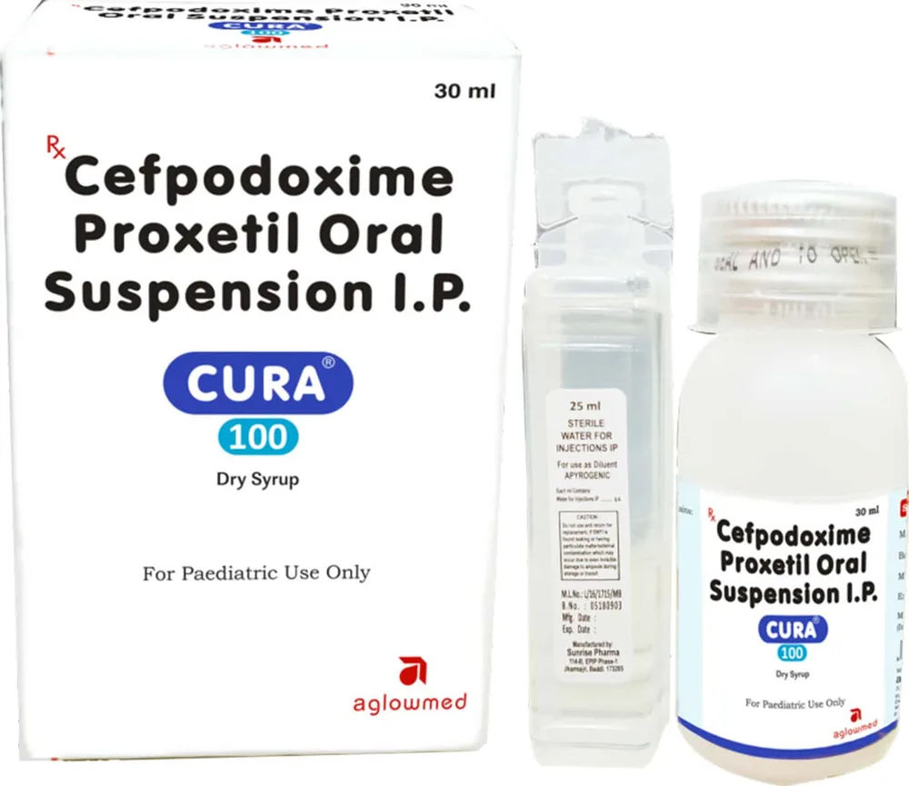 Cura 100mg Bottle Of 30ml Dry Syrup