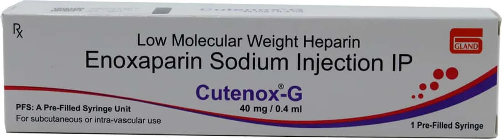 Cutenox G 40mg Pre Filled Syringe Of 0.4ml Injection
