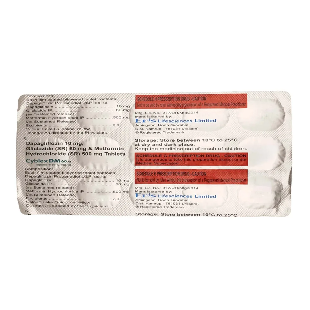 Cyblex Dm 60mg Xr Strip Of 15 Tablets