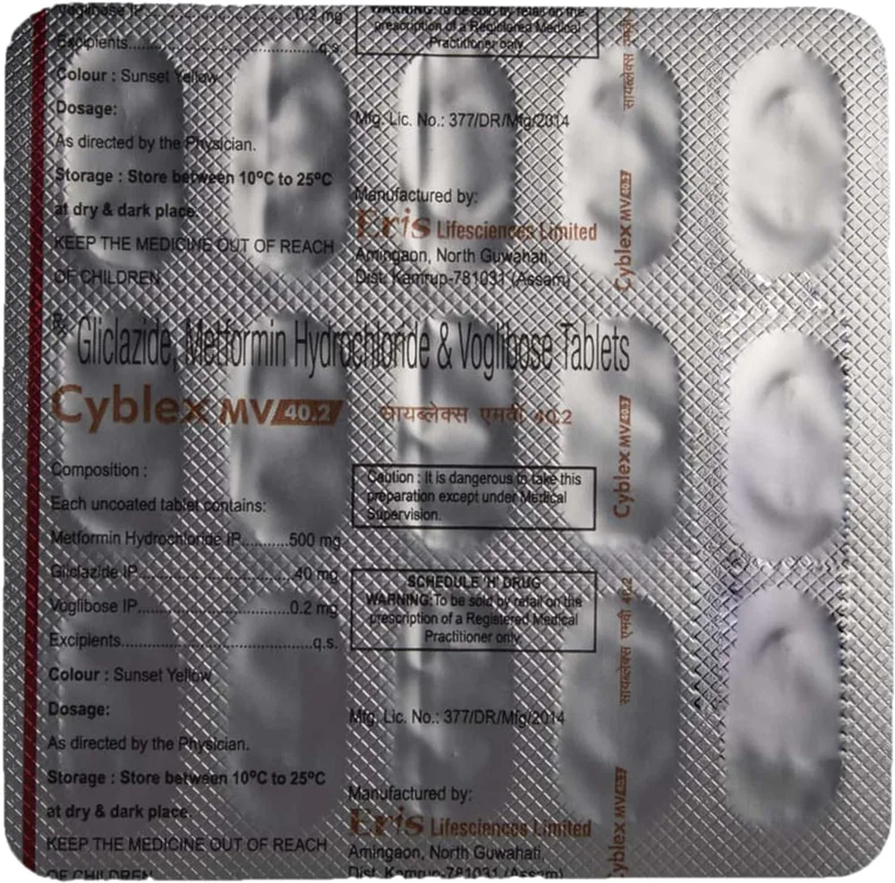Cyblex Mv 40.2mg Strip Of 15 Tablets