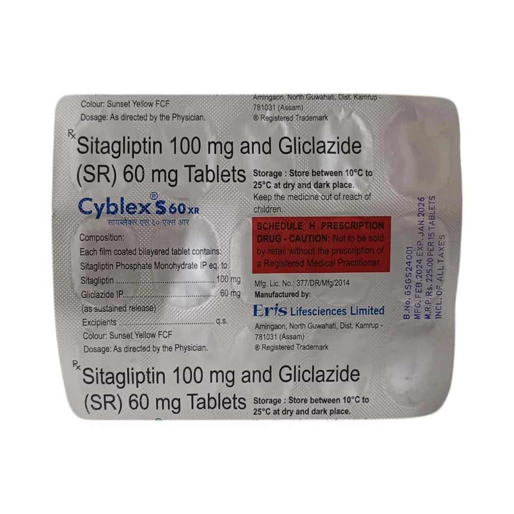 Cyblex S 60mg Xr Strip Of 15 Tablets