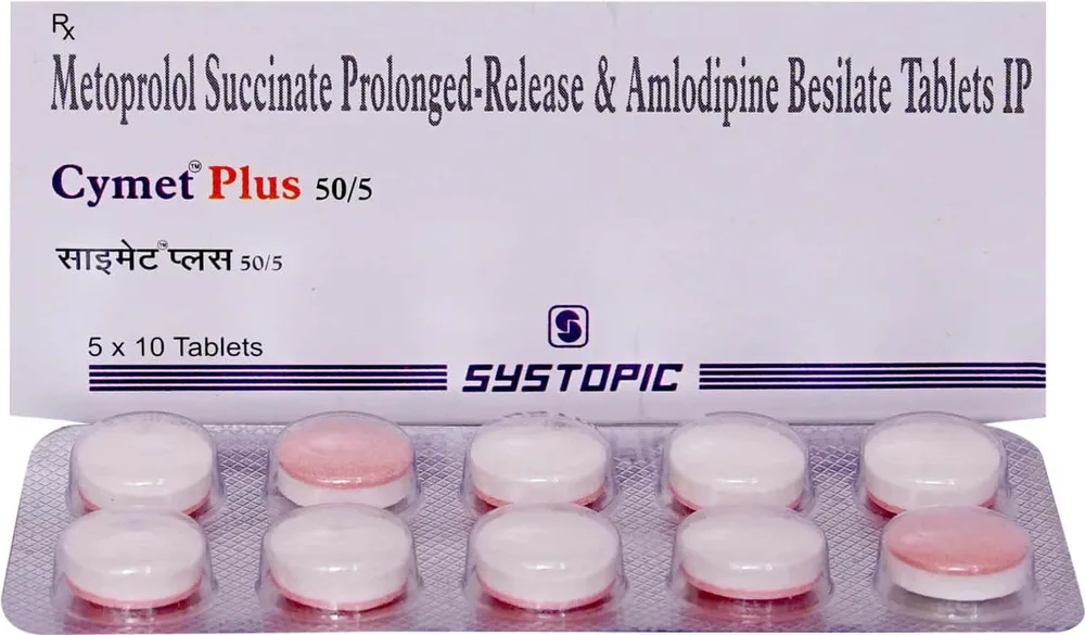 Cymet Plus 50/5mg Strip Of 10 Tablets