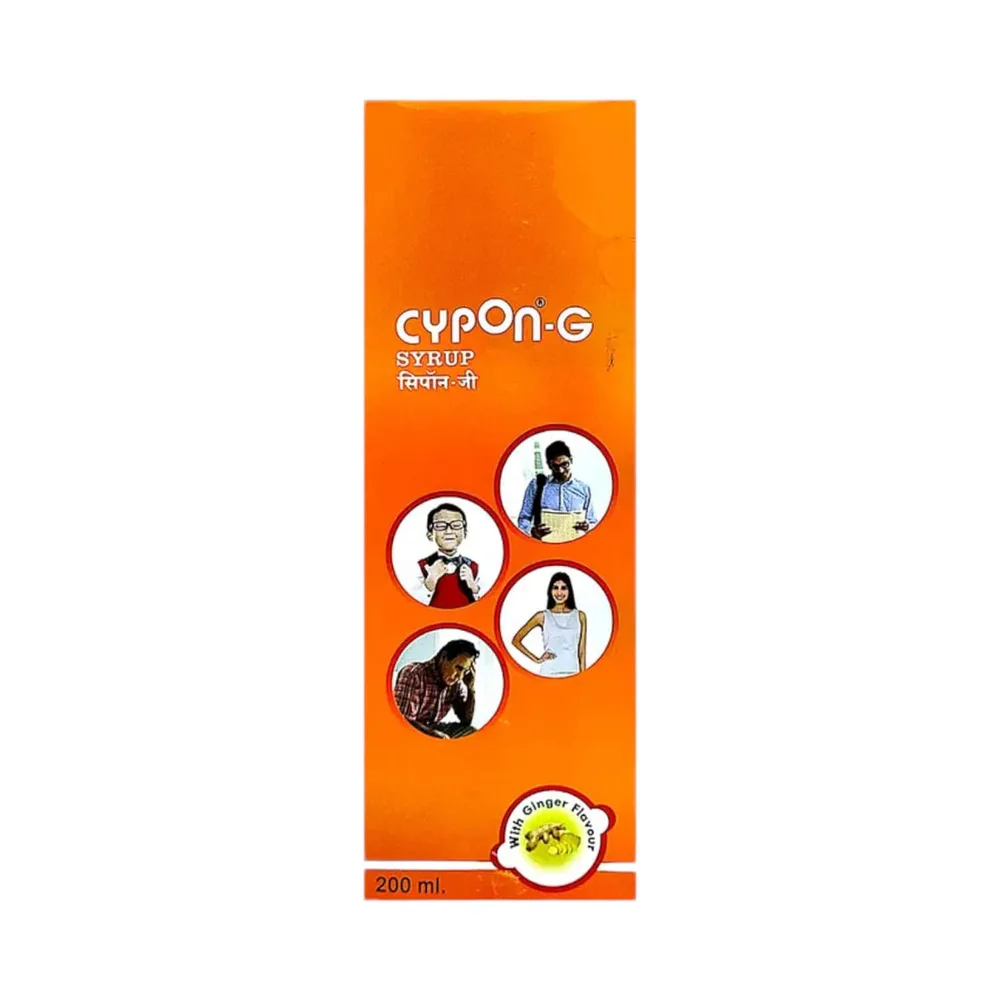 Cypon G Ginger Flavour Bottle Of 200ml Syrup