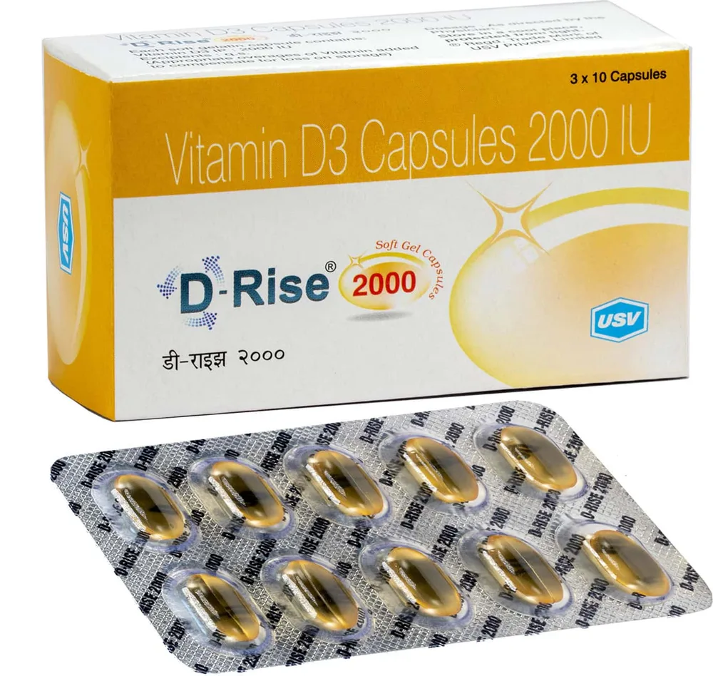 D-Rise 2000 Softgel Capsule