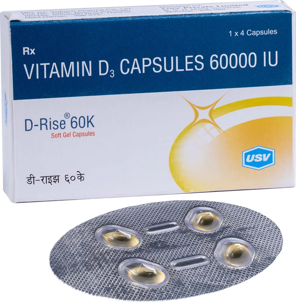 D Rise 60k Softgel Capsule
