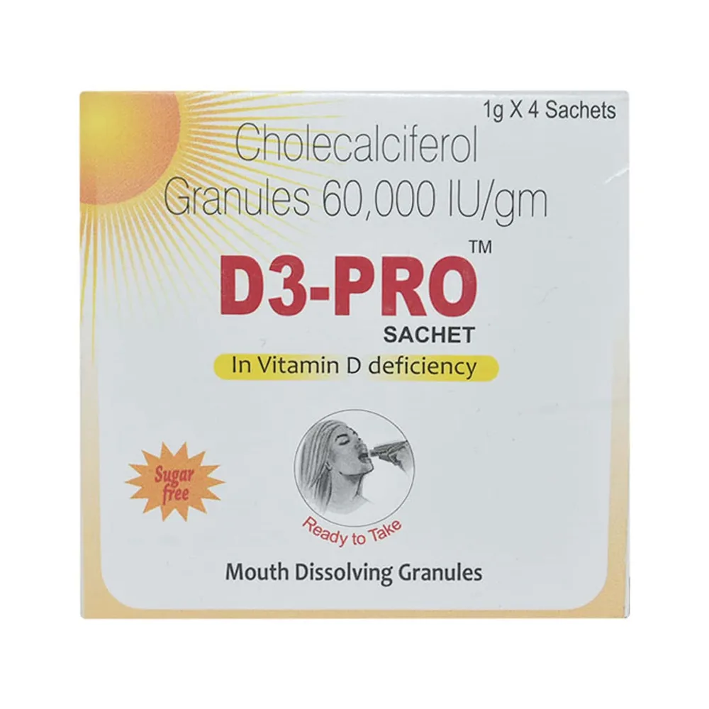 D3 Pro Sugar Free Sachet Of 1gm Oral Powder