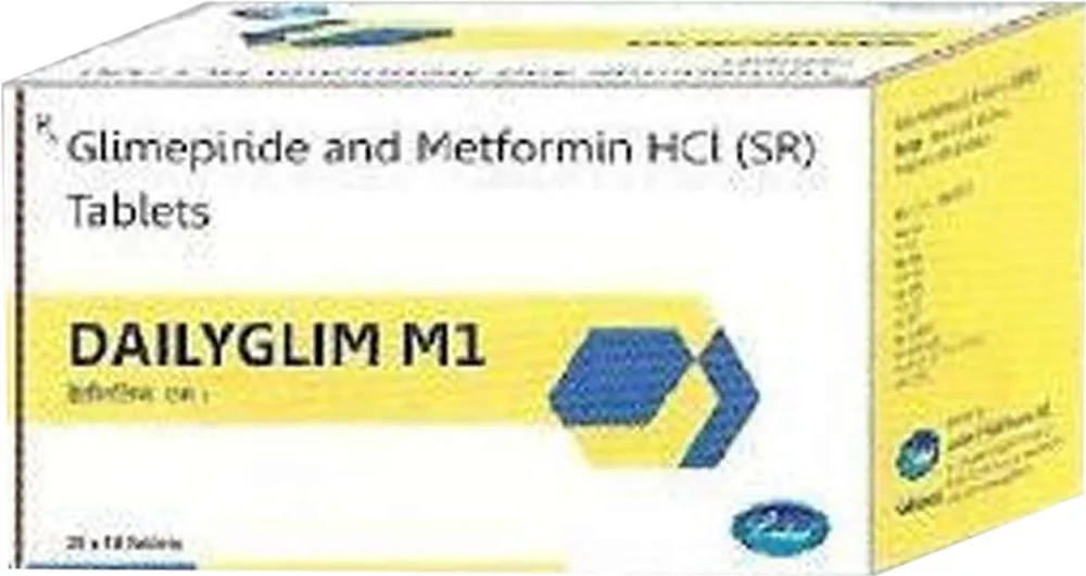 Dailyglim M 1/500mg Strip Of 15 Tablets