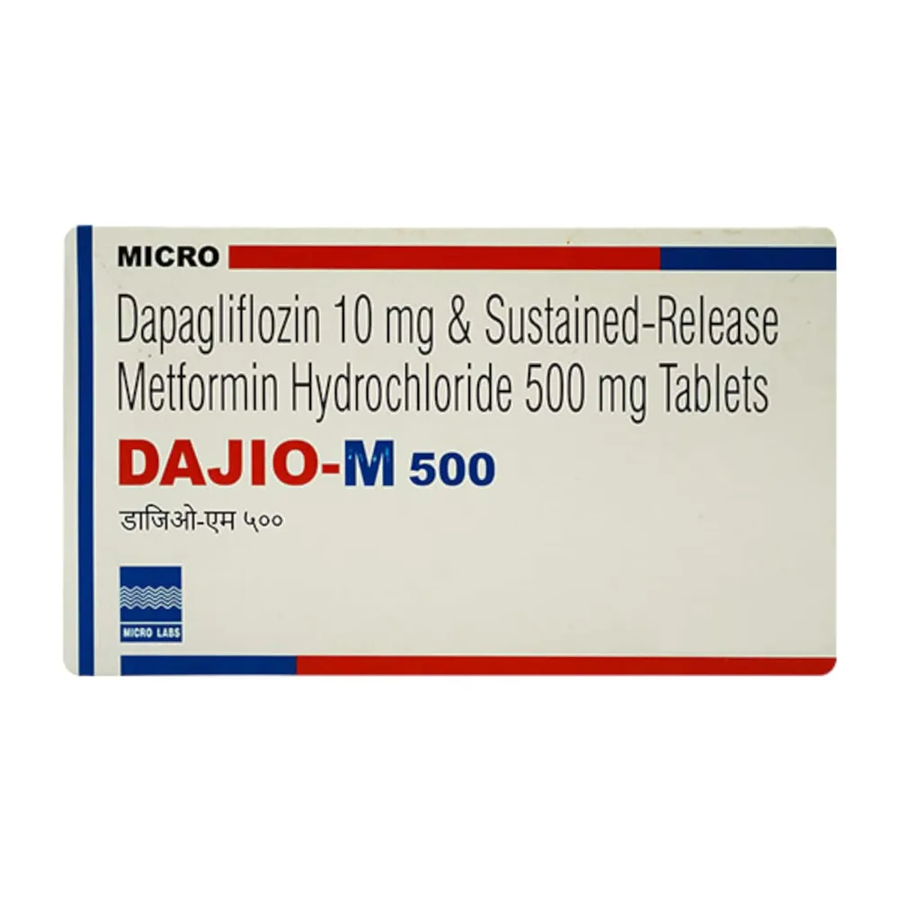 Dajio M 10/500mg Strip Of 10 Tablets