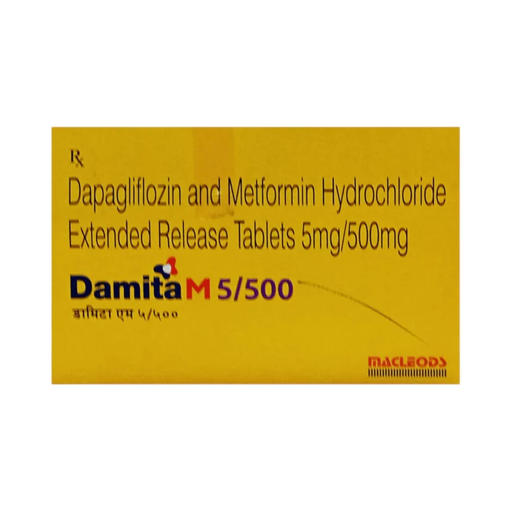 Damita M 5/500mg Strip Of 10 Tablets
