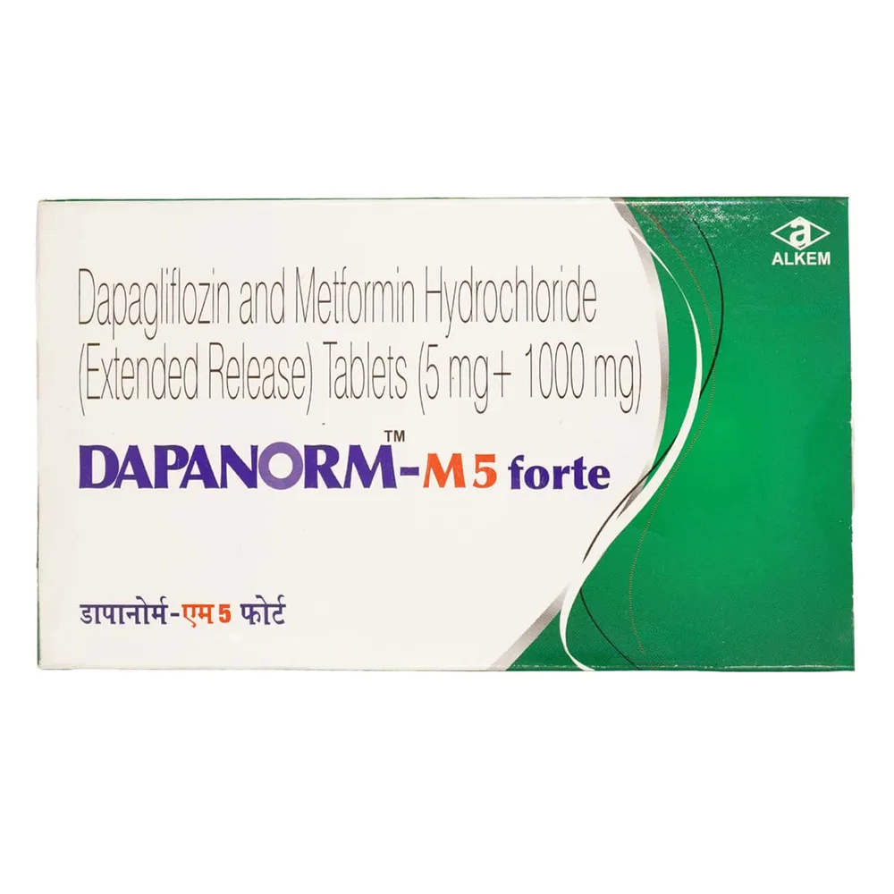 Dapanorm M 5mg Forte Strip Of 10 Tablets