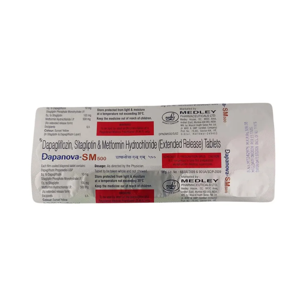 Dapanova-SM 500 Tablet